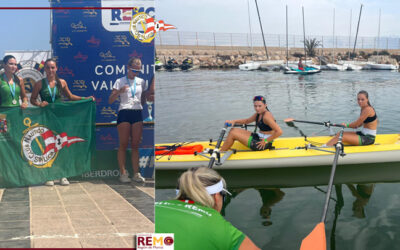 Blanca López y Marta Vivancos consiguen el bronce en la última regata de la Liga Iberdrola de Remo de Mar